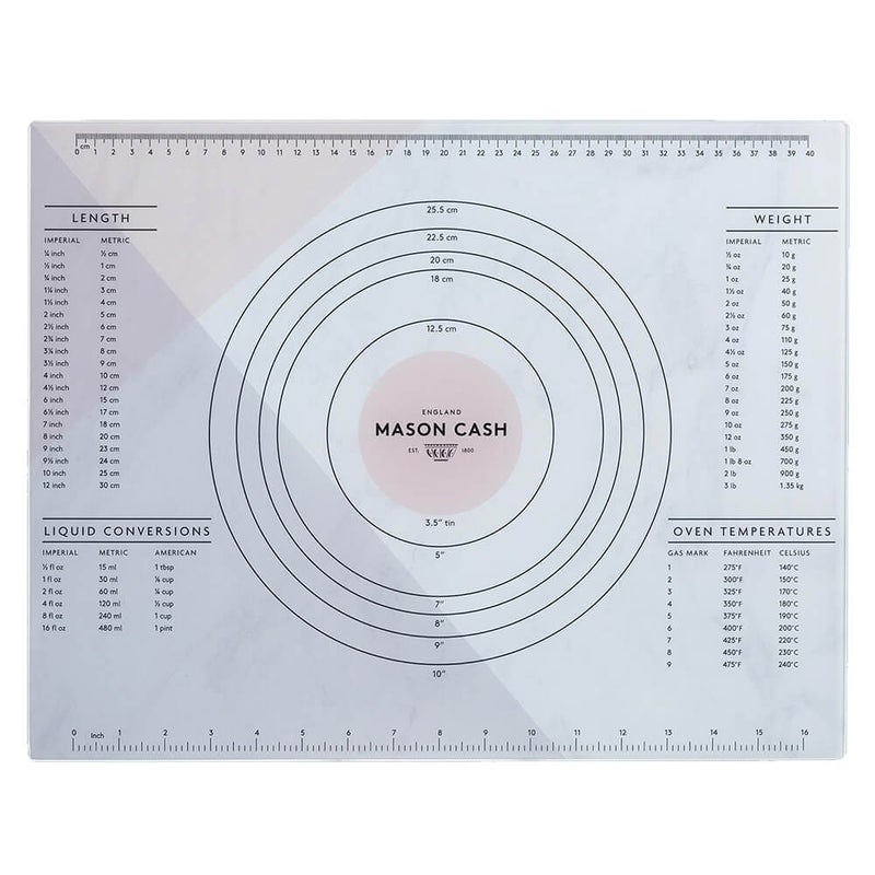 Mason Cash Innovative Kitchen Glass Pastry Board (45x35cm)