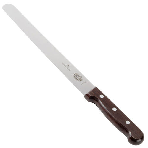 Victorinox Round Plain Edge Slicing Knife (Rosewood)