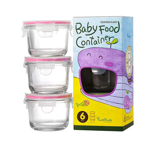 Glasslock Baby Food Container Set (3pcs)