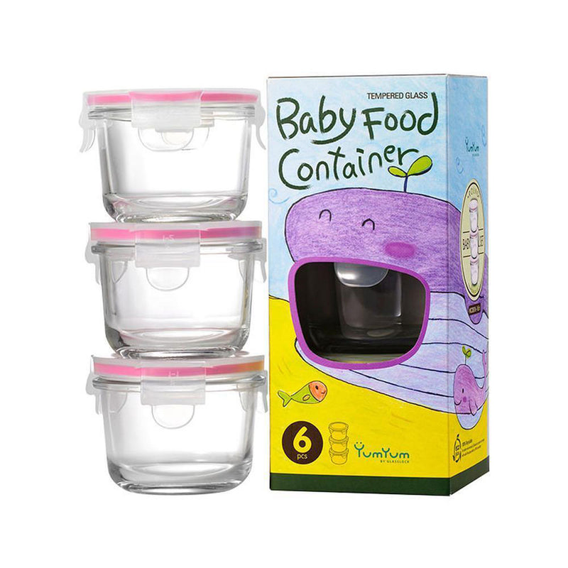 Glasslock Baby Food Container Set (3pcs)