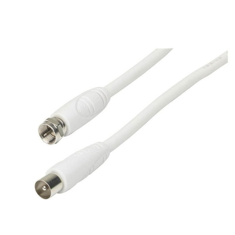 F-Type Plug to TV Coaxial Plug Cable 1.5m