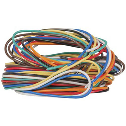 Light-duty Round Hook-up Wire Pack 8 Colours