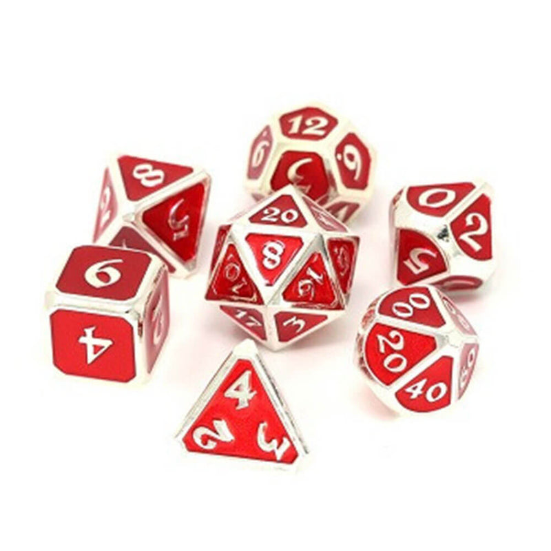 Dice Metal Set Polyhedral Mythica