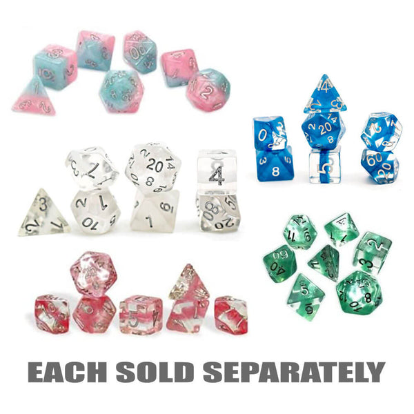 Halfsies Dice Polyhedral Dice Set