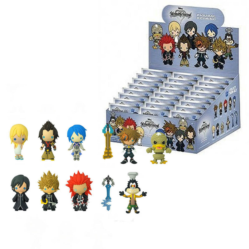 Keyring 3D Blind Bag Kingdom Hearts (24 Pk)