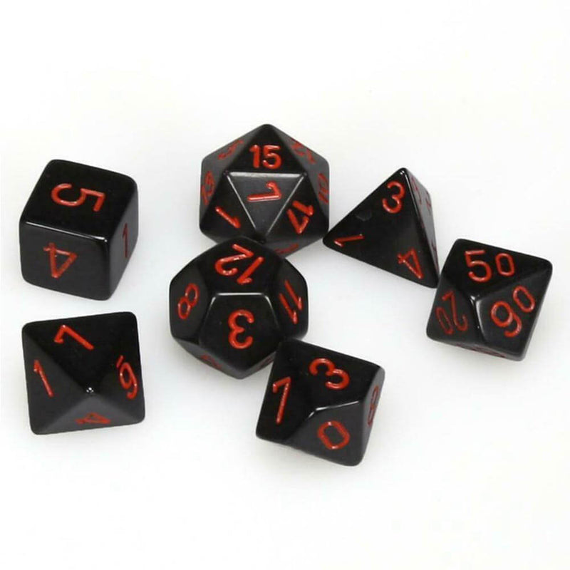 D7 Die Set Dice Opaque Polyh (7 Dice)