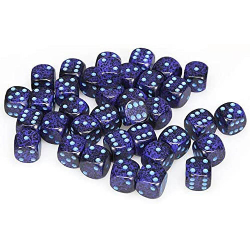 D6 Dice Speckled 12mm (36 Dice)