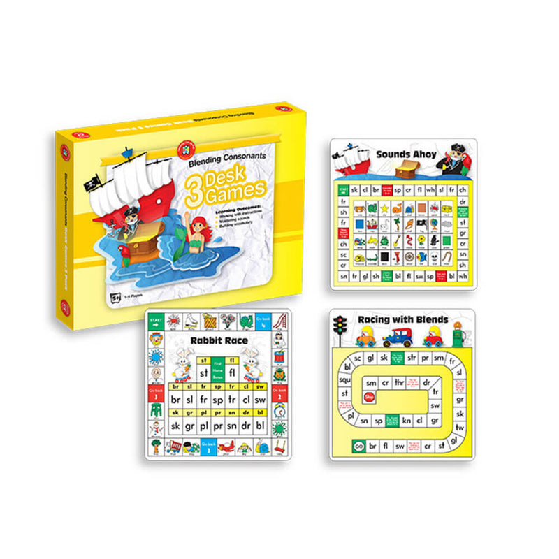 Learning Can Be Fun Blending Consonants Deskgame Set