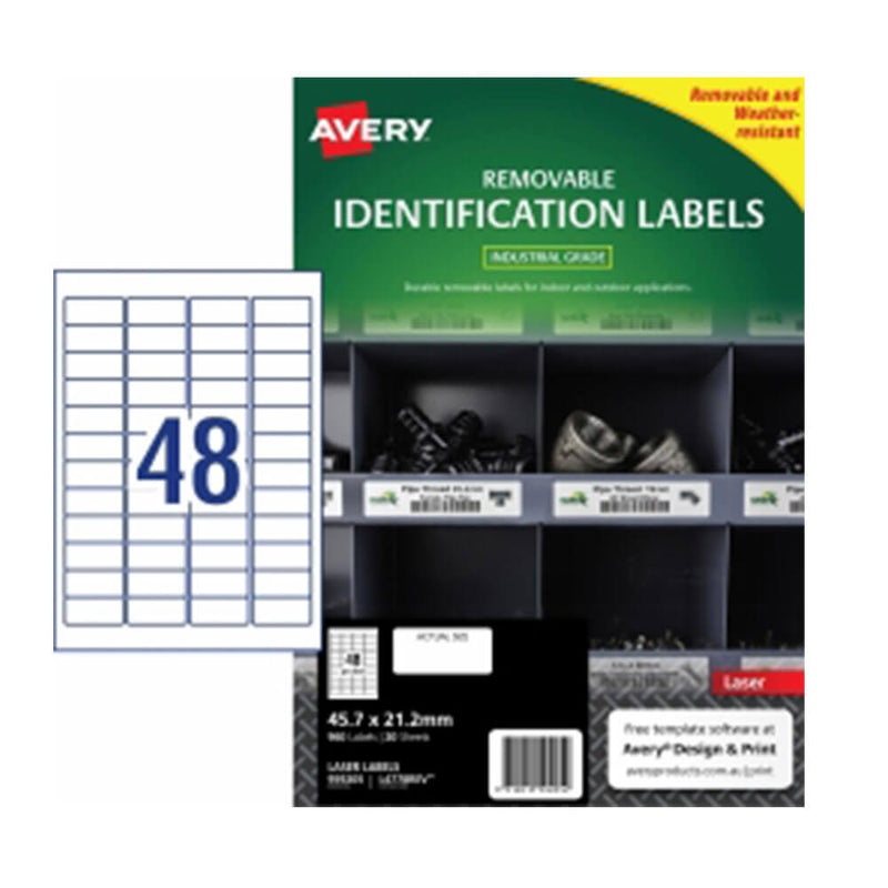 Avery Heavy-duty Removable Label A4