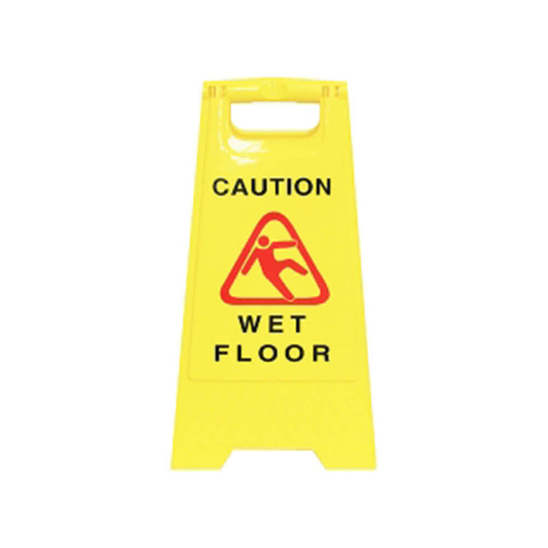 Cleanlink Wet Floor Safety Sign 32x31x65cm (Yellow)