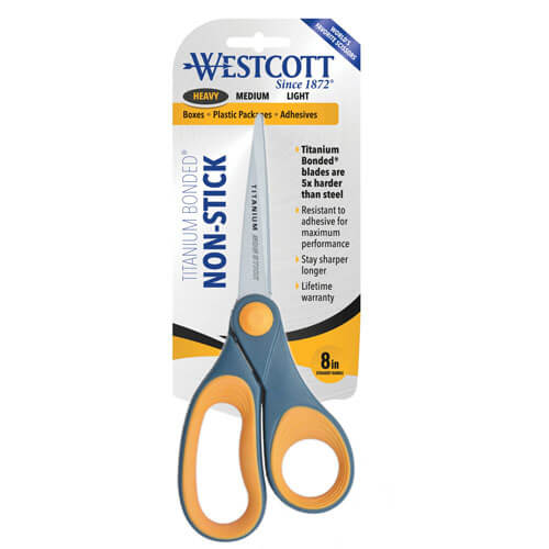 Westcott Titanium Straight Handle Scissors 203mm