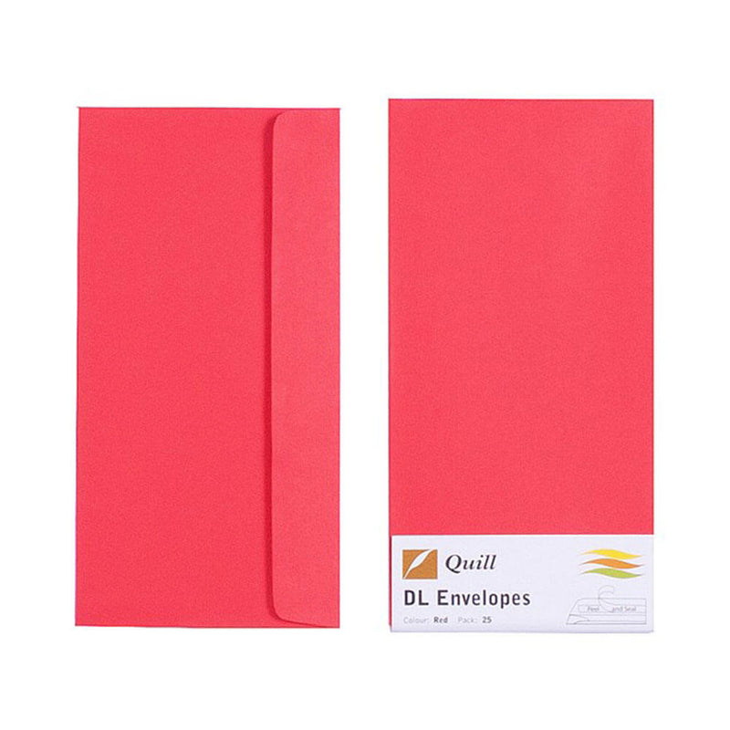 Quill Envelope 25pk 80gsm (DL)